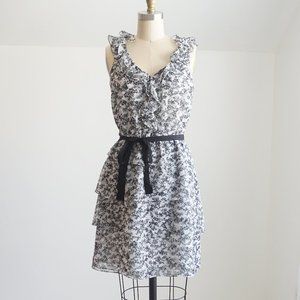 White House Black Market Floral Dress Size Small